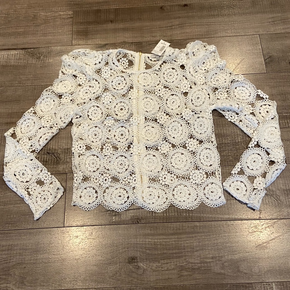 NWT See-Through Long Sleeve